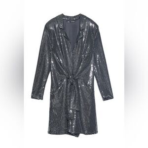 ZARA SPARKLY JUMPSUIT BLAZER
